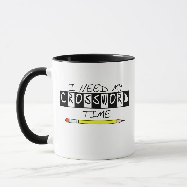 I need my Crossword time t-shirts and gifts. Mug (Left)