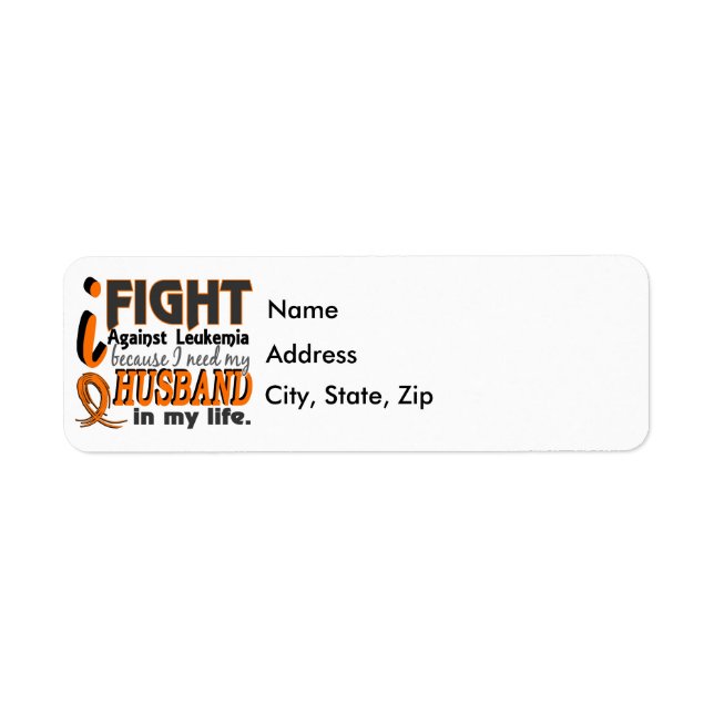I Need My Husband Leukaemia (Front)