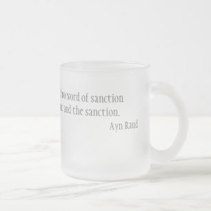 I need no warrant frosted glass coffee mug
