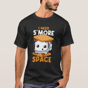 I Need S'more Space Camping Boy Astronaut Cute Smo T-Shirt