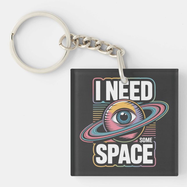 I need some space key ring (Front)