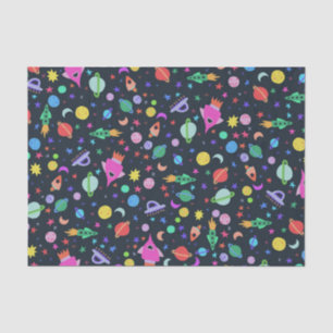 I Need Some Space UFO Rocket Planet Pattern Gift Tissue Paper