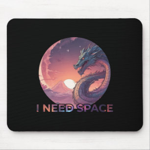 I Need Space Sticker Mouse Mat