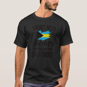 I Need To Go To Bahamas Bahamian Flag Bahamian Roo T-Shirt