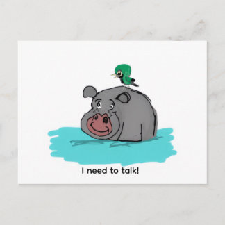 I Need to talk Postcard