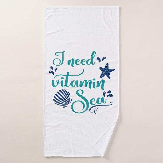 i need vitamin sea bath towel (Bath Towel)