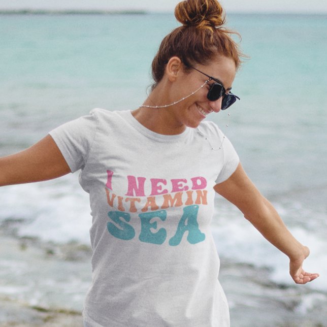 I Need Vitamin SEA Beach Summer Vibes T-Shirt  (Creator Uploaded)