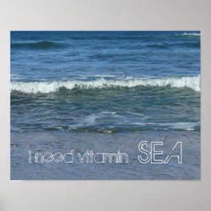 I need Vitamin SEA Poster