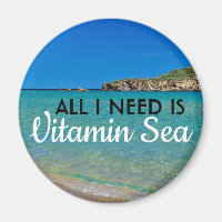 I need Vitamin Sea turquoise water italian beach
