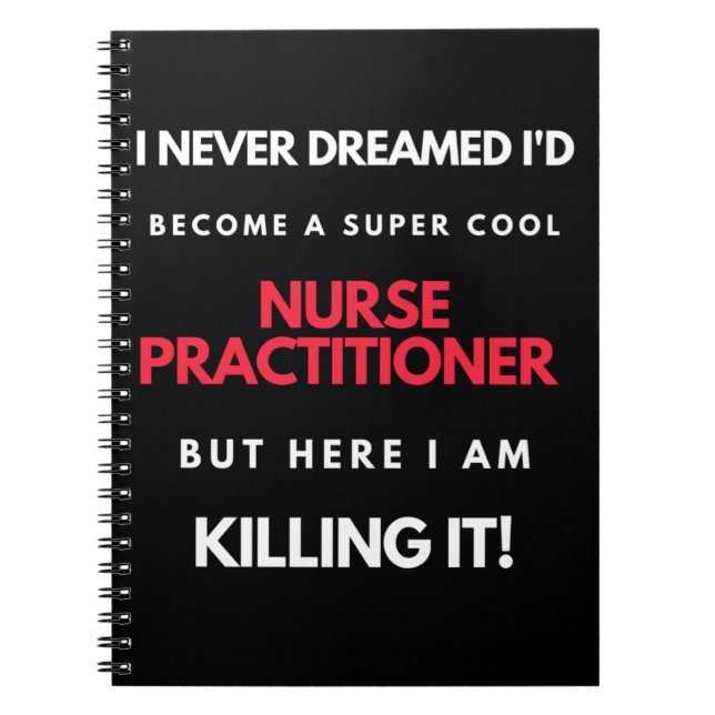 I Never Dreamed I'd Become A Super Cool Nurse Notebook (Front)