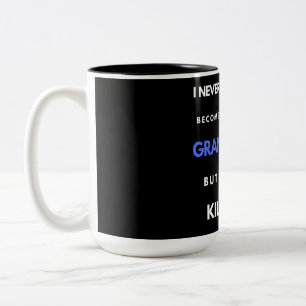 I Never Dreamed I'd Become A SuperCool Grandfather Two-Tone Coffee Mug