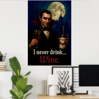 “I Never Drink… Wine” Vampire Horror Humour 