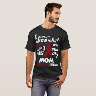 I Never Knew Bravery Multiple Myeloma Awareness T-Shirt