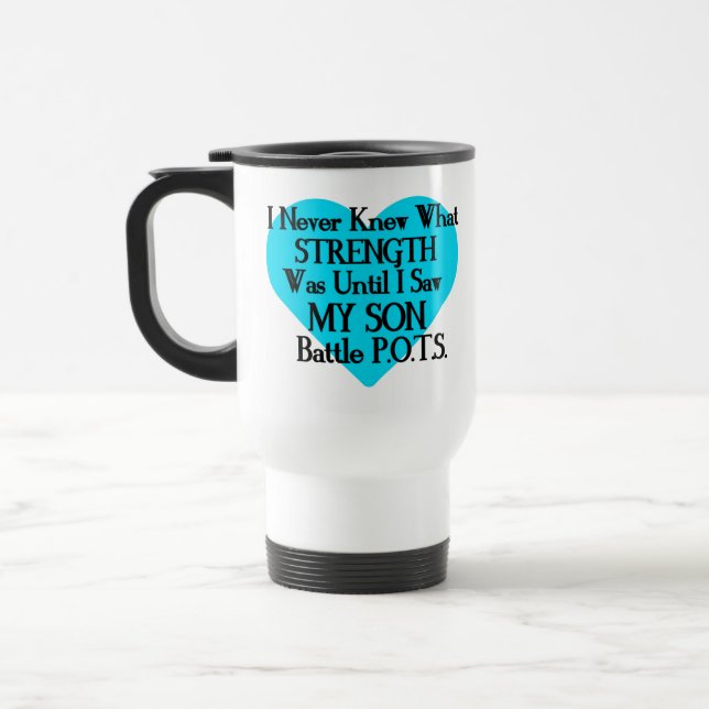 I Never Knew/Heart/Son...POTS Travel Mug (Left)