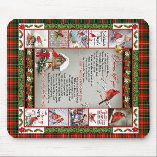 I Never Left You Christmas Cardinal Nice Gift Mouse Mat