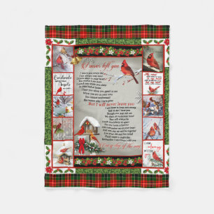 I Never Left You, Christmas Cardinal Quilt Blanket