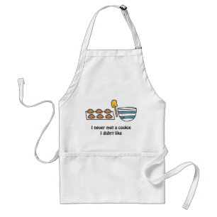 I never met a cookie I didn't like Standard Apron