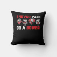 I Never Pass On A Bower Funny Humour Euchre Card G
