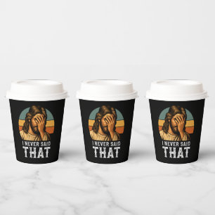 I Never Said That Jesus Meme Funny Christian Paper Cups