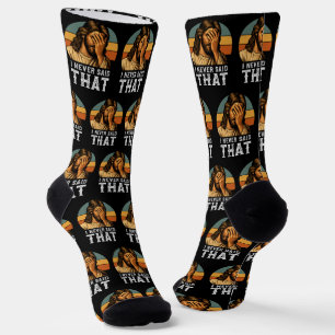 I Never Said That Jesus Meme Funny Christian Socks