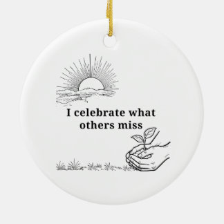 I Notice the First Try | Special Education Teacher Ceramic Tree Decoration