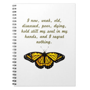 I Now Weak Old Diseased Notebook