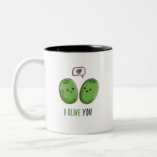 I Olive You Two-Tone Coffee Mug