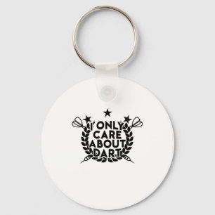 I Only Care About Dart Key Ring