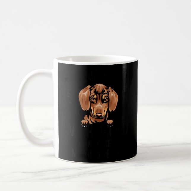 I Only Care About My Dachshund And Like Maybe 3 Pe Coffee Mug (Left)