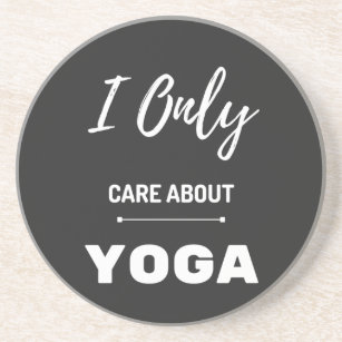 I Only Care About Yoga T-Shirt Baby Blanket Throw  Coaster