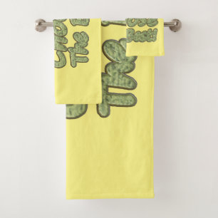"I Only Choose The Best!" Cute Design. Buy Now Bath Towel Set