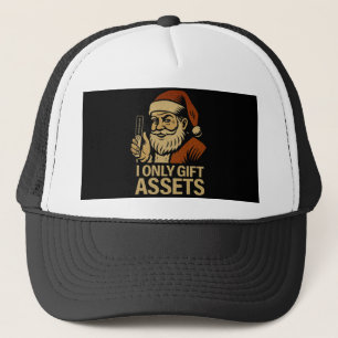 I Only Gift Assets™ Crypto Holiday Drop Web3 Gift Trucker Hat