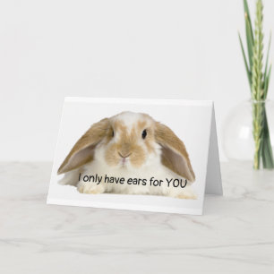 I ONLY HAVE EYES FOR "YOU" AT EASTER  HOLIDAY CARD