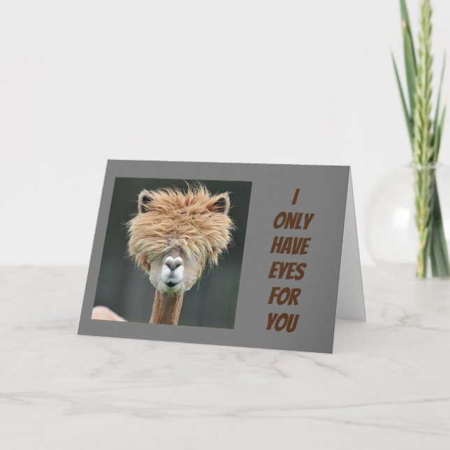 "I ONLY HAVE EYES FOR YOU" OUR ANNIVERSARY CARD (Front)