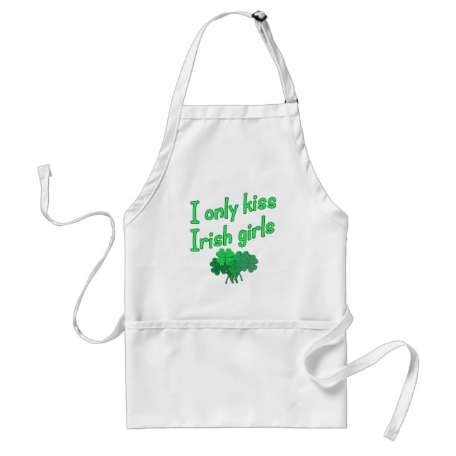I Only Kiss Irish Girls Standard Apron (Front)