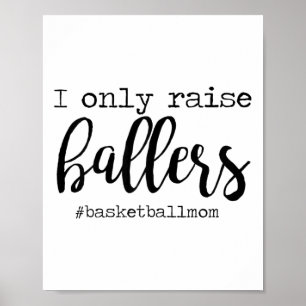 I Only Raise Llers Sketll Mum Mothers Day  Poster