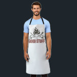 I only smoke the good stuff  apron<br><div class="desc">I only smoke the good stuff Apron Whether you are cooking at home, hosting a summer BBQ, or creating arts & crafts- do so in style with our fully customisable aprons! Made of a top quality polyester, our fully sublimation designs will definitely make a great impression on your guests. Available...</div>