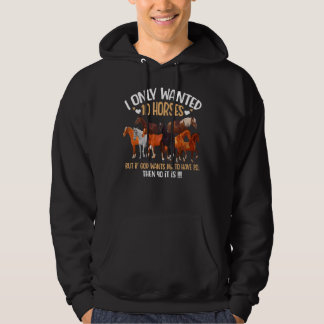 I Only Wanted 10 Horses If God Wants Me To Have 20 Hoodie