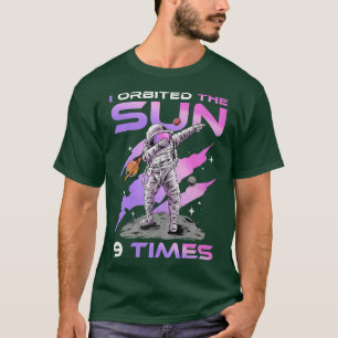 I Orbited The Sun 9 Times, 9th Birthday Astronaut T-Shirt
