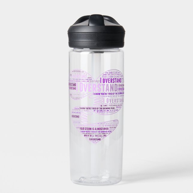 I Overstand (Heart of Resilience) Water Bottle (Front)