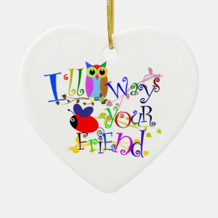 I Owl+ways Bee Your Friend Ceramic Tree Decoration