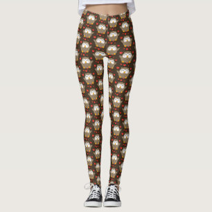I Owl You Illustration Leggings