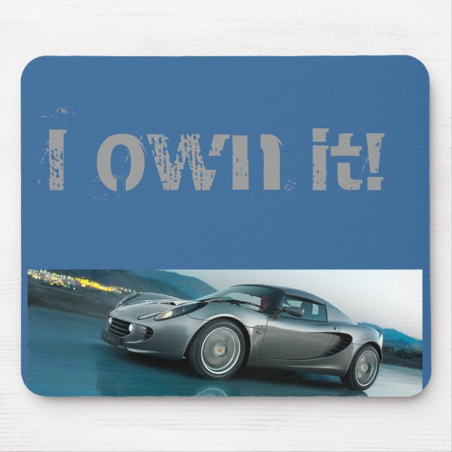 I Own it Lotus Mouse Mat (Front)
