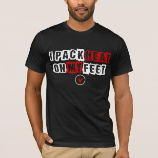 I Pack Heat on my Feet Sneakerhead Shirt