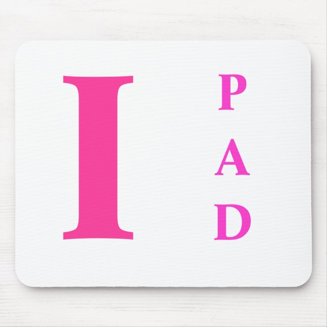 I PAD mouse pad (Front)