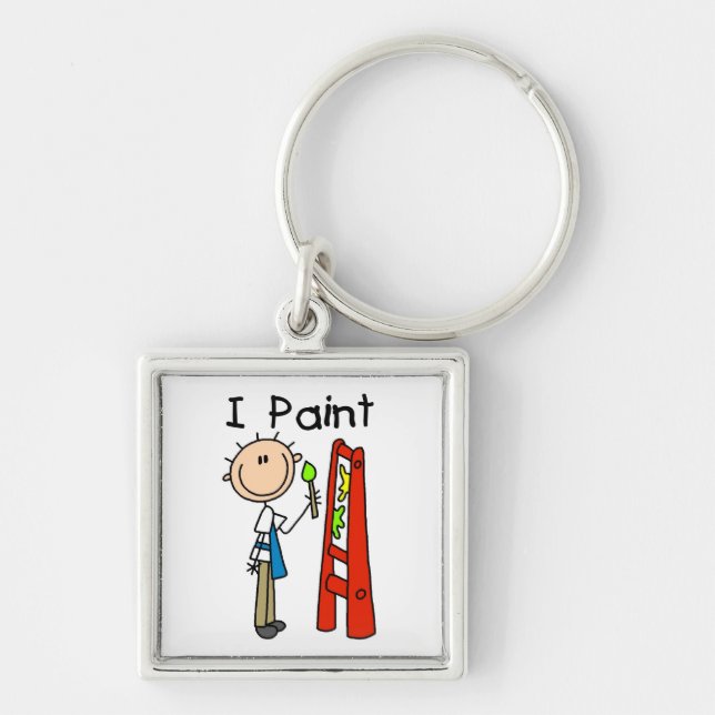 I Paint Key Ring (Front)