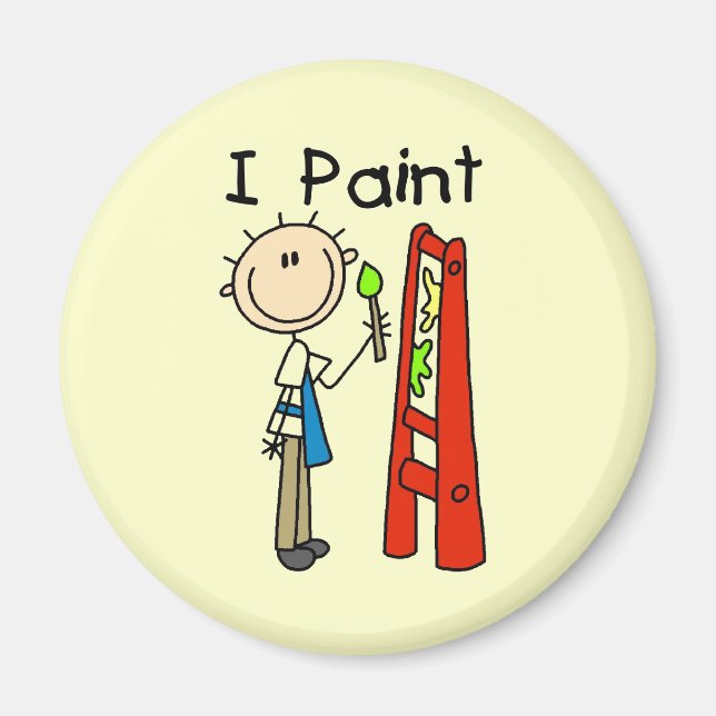 I Paint Magnet (Front)