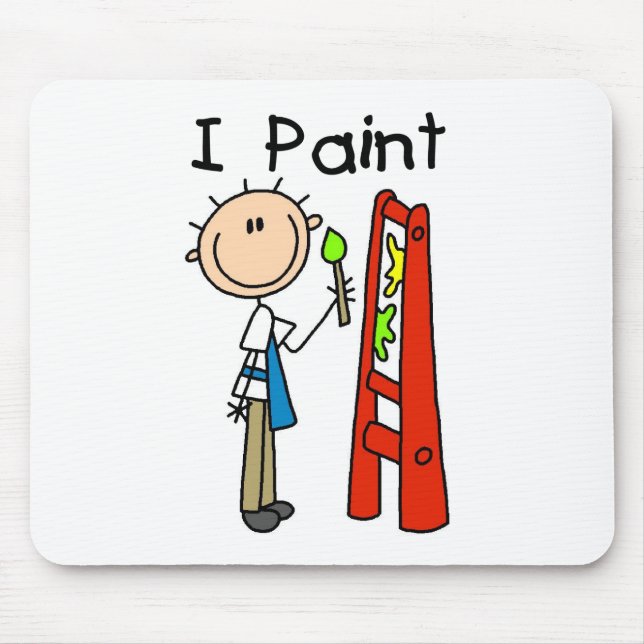 I Paint Mouse Mat (Front)