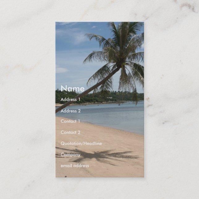 i palm beach business card (Front)
