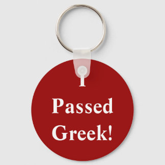 I Passed Greek Key Ring